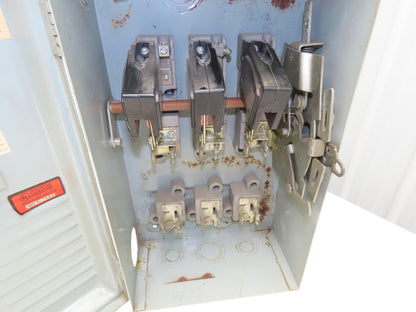FPE 1636R Safety Disconnect Switch 60A 600VAC 50HP 3Ph Fused