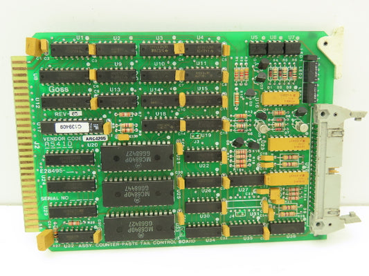 Goss Rockwell ARC4205 Assembly Counter-Paste Tail Control Board