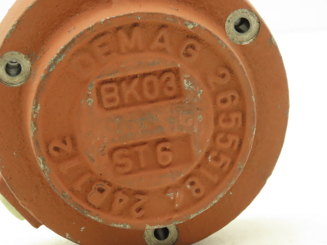 Demag Crane BK03 Hoist Brake 216VDC 3.8Nm