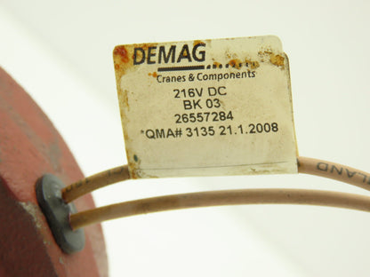Demag Crane BK03 Hoist Brake 216VDC 3.8Nm