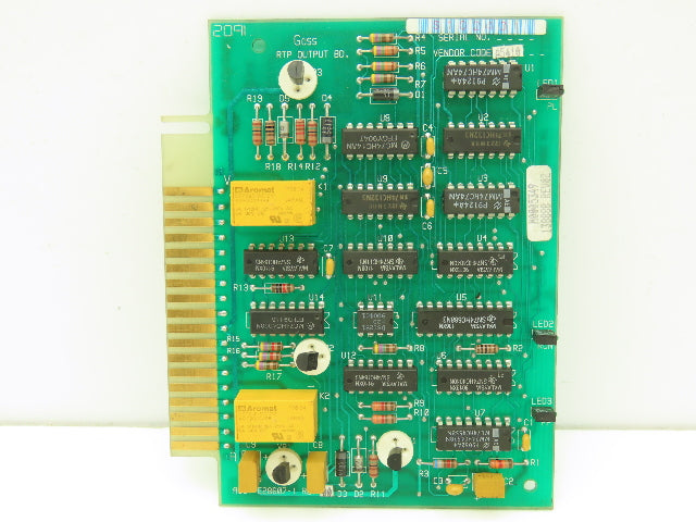 Goss Rockwell E28607-1 RTP Output Card Rev 00