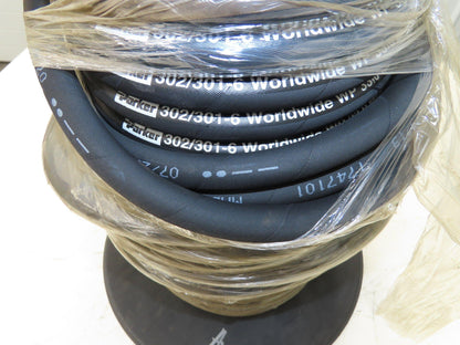 Parker 302-6-RL 3/8" Hydraulic Hose 4750psi Steel Braid 100' Spool