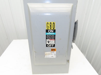 Siemens GF324N Safety Switch Disconnect Fused Stainless Steel 200A 240VAC 60HP