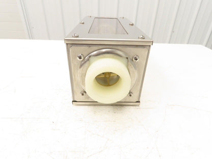 King Instruments 73117440103W Flow Meter 125psi Stainless 2" NPT 0-140gpm