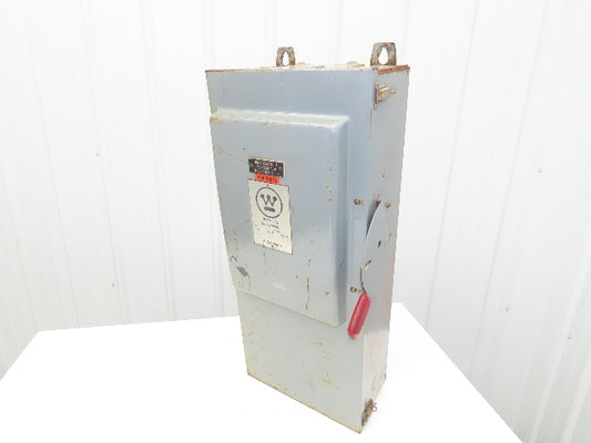 Westinghouse JHF-364 Safety Disconnect Switch 200A 600VAC 100HP 3Ph Fused