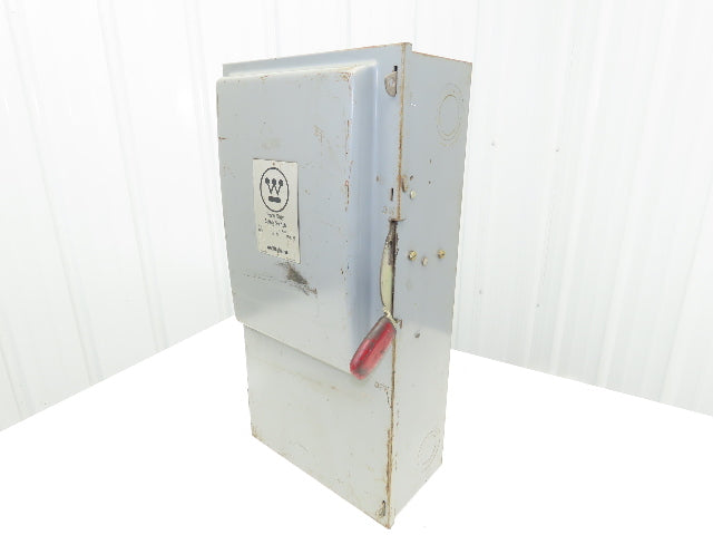 Westinghouse HU-264 Safety Disconnect Switch 200A 600VAC 50HP 3Ph Fused