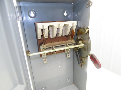 Westinghouse HU-264 Safety Disconnect Switch 200A 600VAC 50HP 3Ph Fused