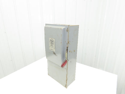 Westinghouse HU-264 Safety Disconnect Switch 200A 600VAC 50HP 3Ph Fused