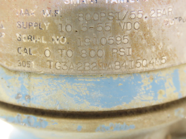 Rosemount 3051 TG3A2B21AB4I5Q4M5 Pressure Transmitter 800psi 1/2"npt