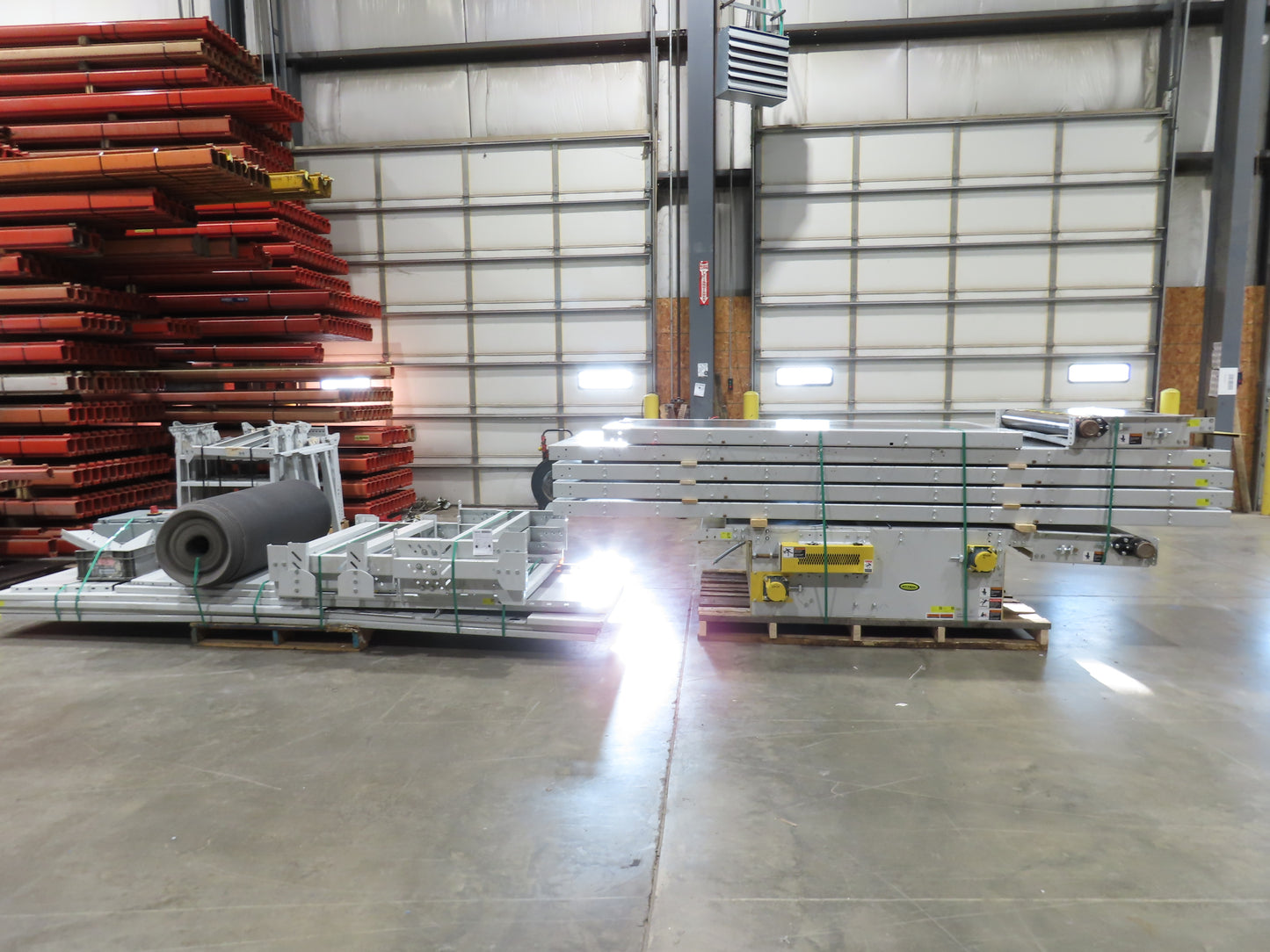 Hytrol BPC 43"x 65' Slider Bed Conveyor 41" Belt 7.5Hp 3PH Center Drive 170fpm