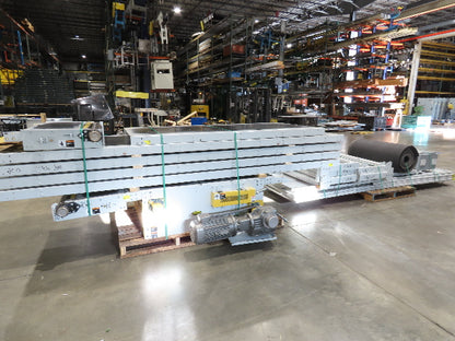 Hytrol BPC 43"x 65' Slider Bed Conveyor 41" Belt 7.5Hp 3PH Center Drive 170fpm