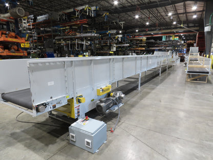 Hytrol BPC 43"x 65' Slider Bed Conveyor 41" Belt 7.5Hp 3PH Center Drive 170fpm