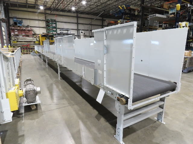 Hytrol BPC 43"x 65' Slider Bed Conveyor 41" Belt 7.5Hp 3PH Center Drive 170fpm