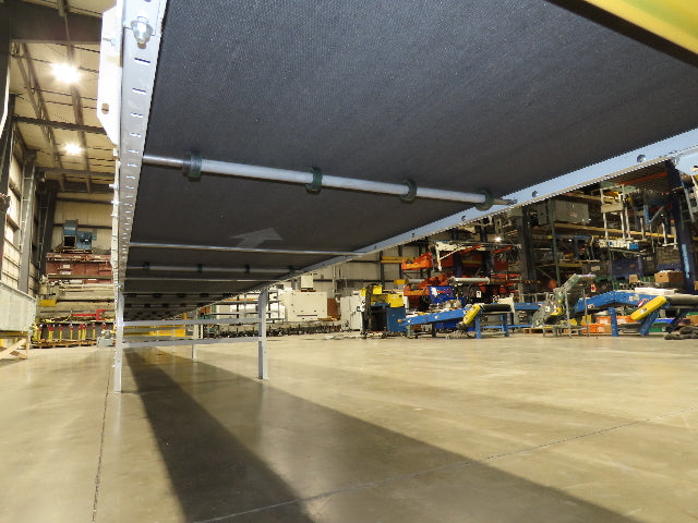 Hytrol BPC 43"x 65' Slider Bed Conveyor 41" Belt 7.5Hp 3PH Center Drive 170fpm