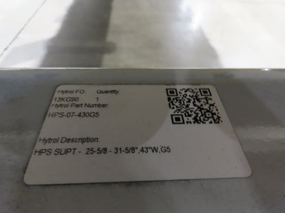 Hytrol BPC 43"x 65' Slider Bed Conveyor 41" Belt 7.5Hp 3PH Center Drive 170fpm