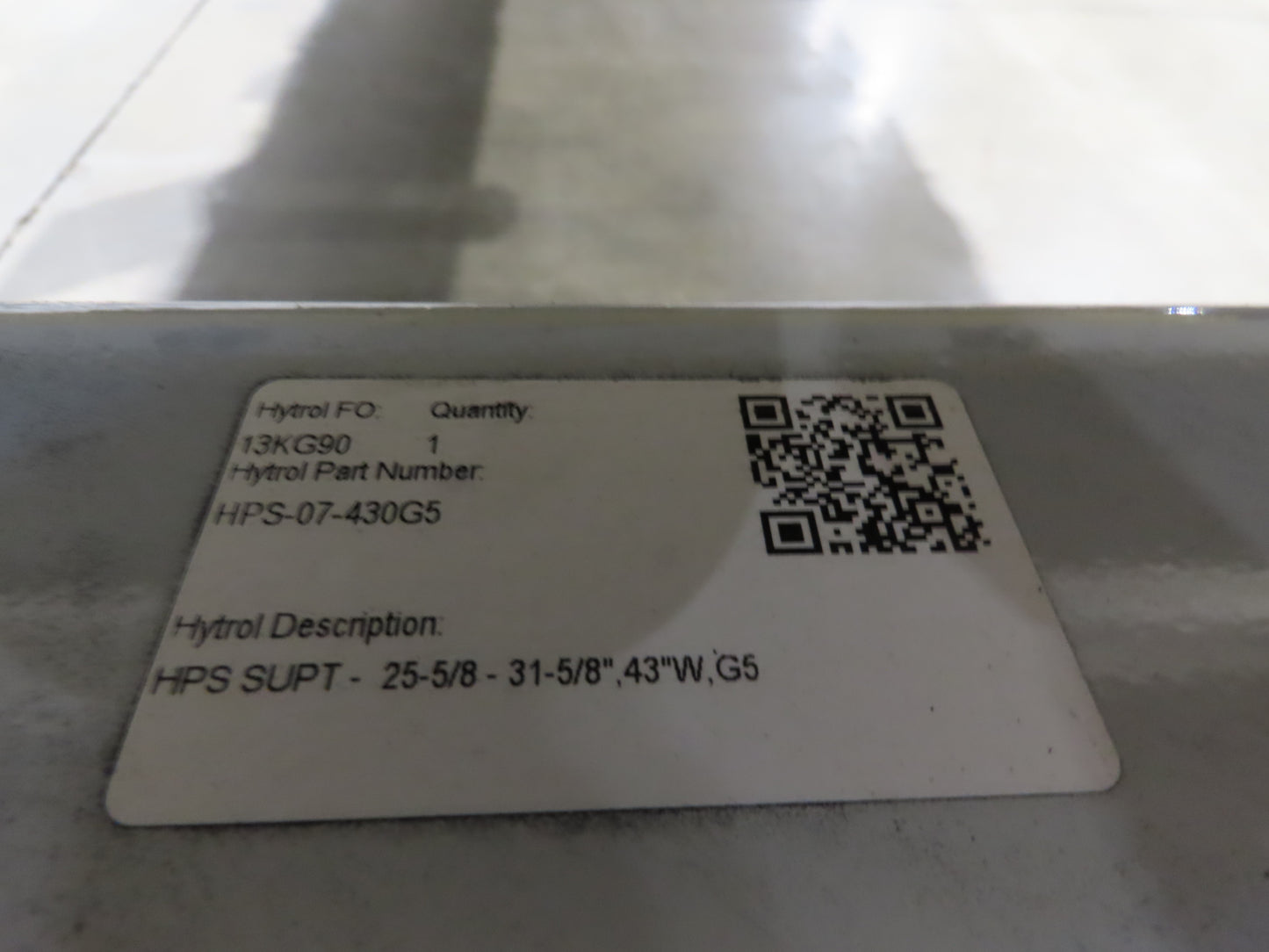 Hytrol BPC 43"x 65' Slider Bed Conveyor 41" Belt 7.5Hp 3PH Center Drive 170fpm