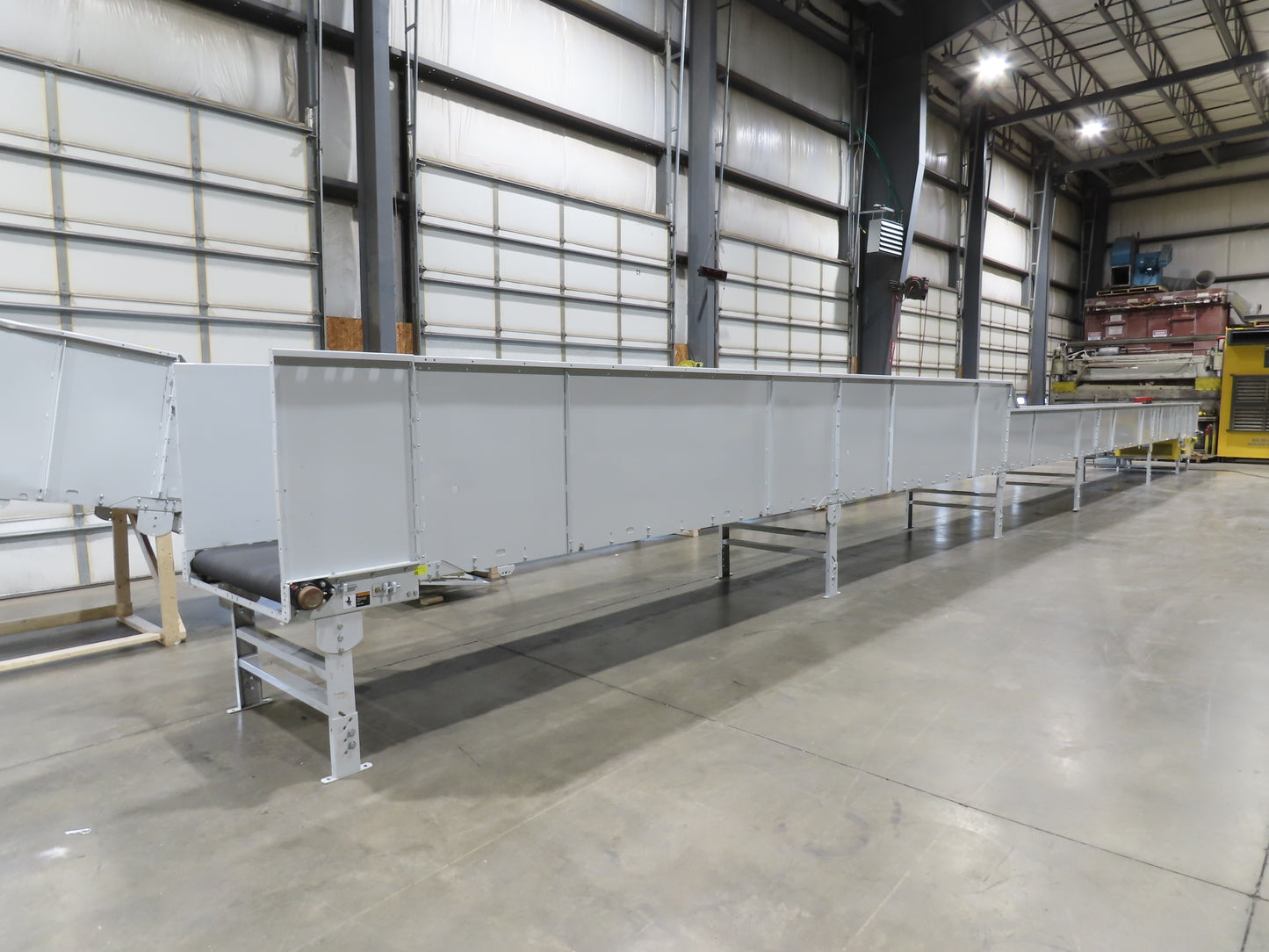 Hytrol BPC 43"x 65' Slider Bed Conveyor 41" Belt 7.5Hp 3PH Center Drive 170fpm