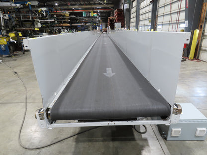 Hytrol BPC 43"x 65' Slider Bed Conveyor 41" Belt 7.5Hp 3PH Center Drive 170fpm