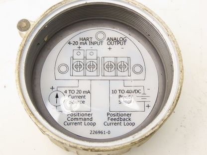 Flowserve Kammer 0350P2 1" Diaphragm Control Valve with Logix 3200IQ Positioner