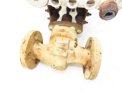 Flowserve Kammer 0350P2 1" Diaphragm Control Valve with Logix 3200IQ Positioner