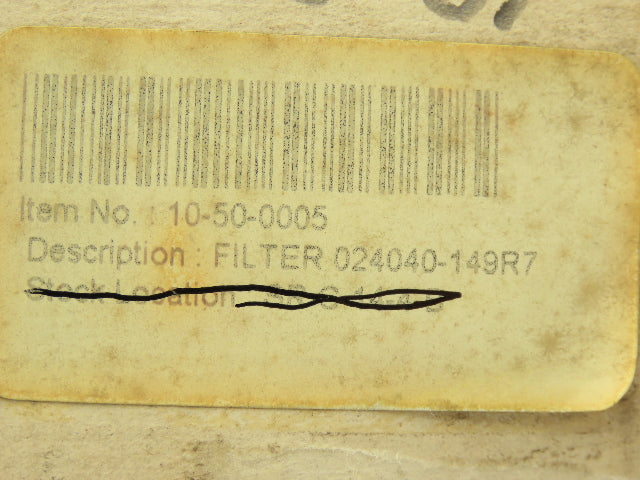 Fluitek PS 024040-149R7 Pneumatic Air Filter Element 1.5"ID 2.4"OD 4"L Lot of 7