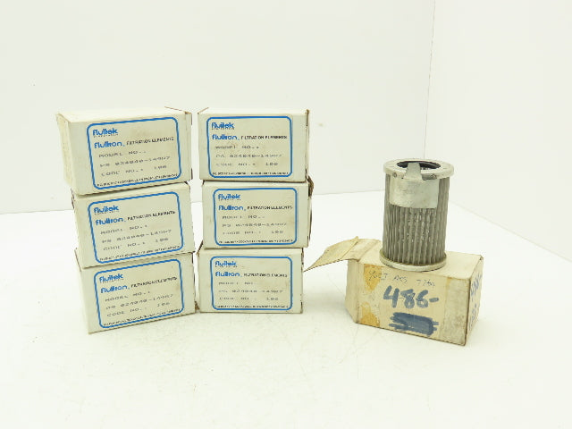 Fluitek PS 024040-149R7 Pneumatic Air Filter Element 1.5"ID 2.4"OD 4"L Lot of 7