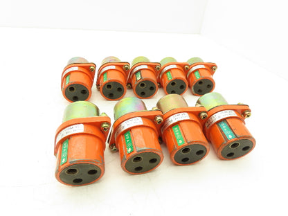 Onda ODM-30 Receptacle 30A 3-Pin & Sleeve Keyed Lot of 9