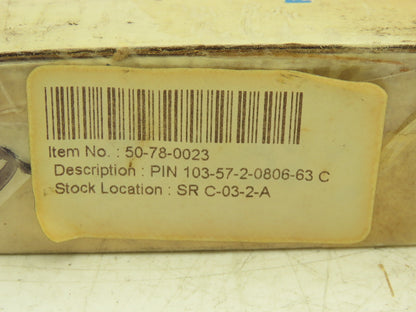 Fuller 103-57-2-0806-63 C Wooden Coupling Pin 32A 1-1/4" OD 7/8" ID Lot of 6