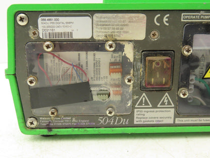 Watson Marlow 504DU Peristaltic Pump 55rpm/220rpm 120/240vac 50/60Hz 2200ml/min