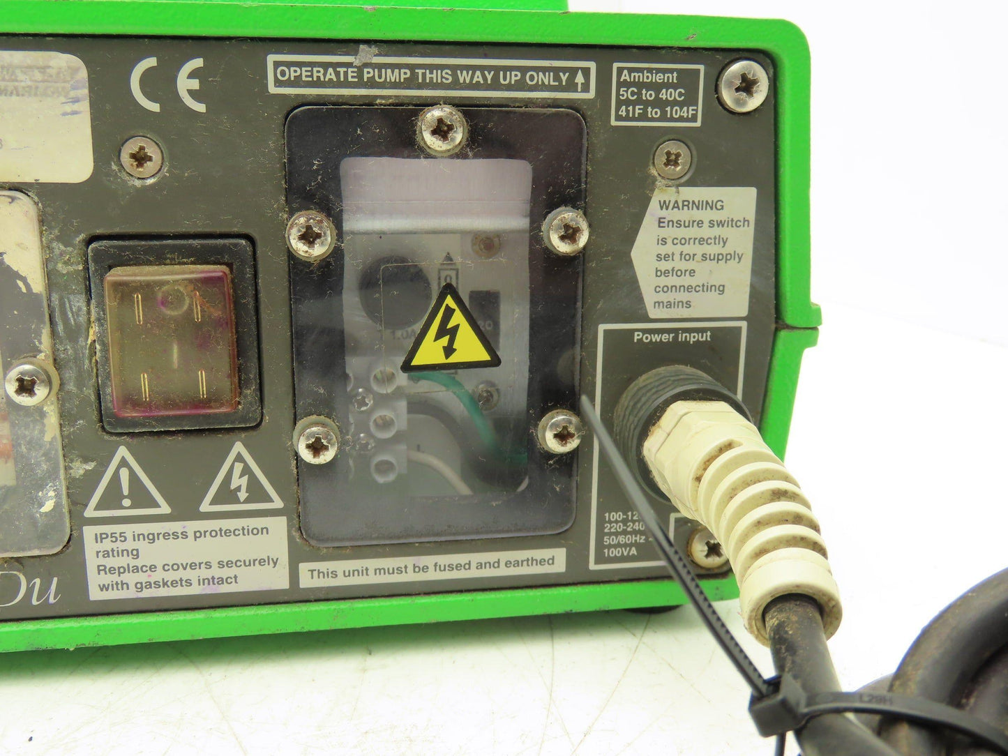 Watson Marlow 504DU Peristaltic Pump 55rpm/220rpm 120/240vac 50/60Hz 2200ml/min