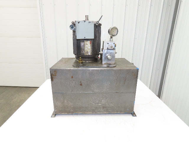 Haldex 6W632 Hydraulic Power Unit 15 Gal Tank 2.5gpm 3000psi 5Hp 230/460V 3PH