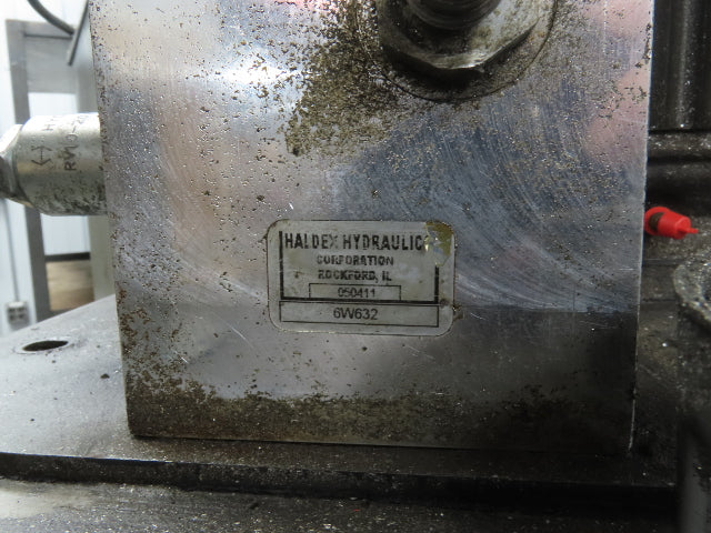 Haldex 6W632 Hydraulic Power Unit 15 Gal Tank 2.5gpm 3000psi 5Hp 230/460V 3PH