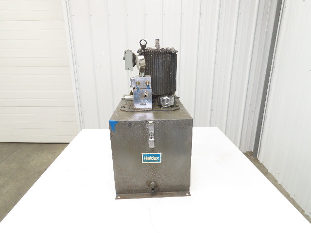 Haldex 6W632 Hydraulic Power Unit 15 Gal Tank 2.5gpm 3000psi 5Hp 230/460V 3PH