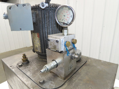 Haldex 6W632 Hydraulic Power Unit 15 Gal Tank 2.5gpm 3000psi 5Hp 230/460V 3PH