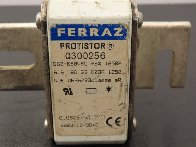 Mersen Ferraz Shawmut Q300256 Protistor Fuse High Speed 690VAC 1250A 33aR