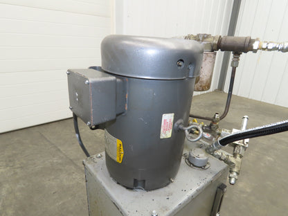 Vickers V101P4P1D20A Hydraulic Power Unit 15 Gal 4gpm 2500psi 3Hp 230/460V 3PH