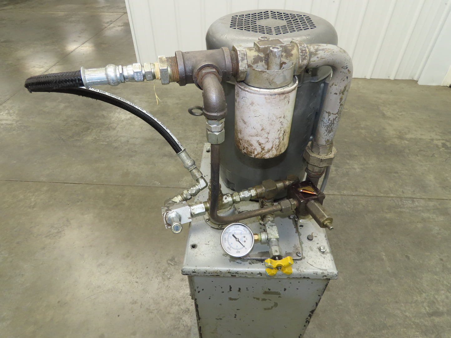 Vickers V101P4P1D20A Hydraulic Power Unit 15 Gal 4gpm 2500psi 3Hp 230/460V 3PH