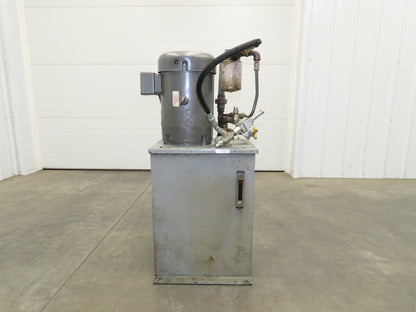 Vickers V101P4P1D20A Hydraulic Power Unit 15 Gal 4gpm 2500psi 3Hp 230/460V 3PH