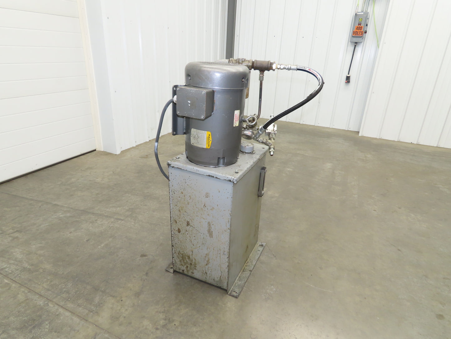 Vickers V101P4P1D20A Hydraulic Power Unit 15 Gal 4gpm 2500psi 3Hp 230/460V 3PH