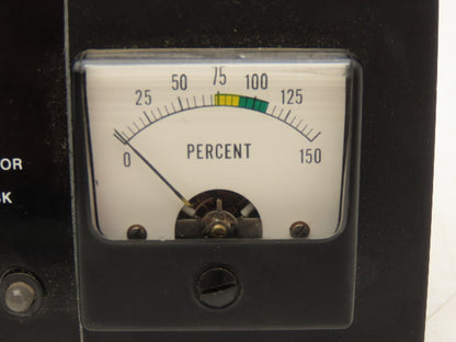 Nidec Fincor 104599501 DC Motor Drive Test Panel Dial Percent Gauge Meter Rev D