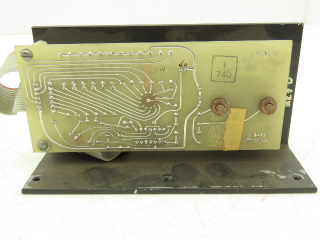 Nidec Fincor 104599501 DC Motor Drive Test Panel Dial Percent Gauge Meter Rev D