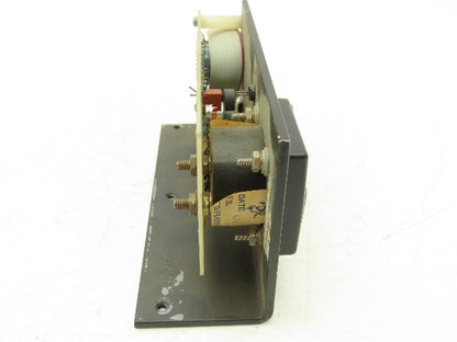 Nidec Fincor 104599501 DC Motor Drive Test Panel Dial Percent Gauge Meter Rev D