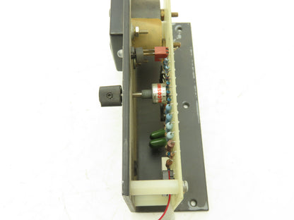 Nidec Fincor 104599501 DC Motor Drive Test Panel Dial Percent Gauge Meter Rev D