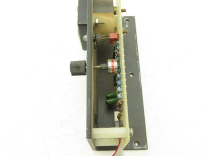 Nidec Fincor 104599501 DC Motor Drive Test Panel Dial Percent Gauge Meter Rev D