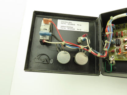 Conair 107-536-02 Vacuum Loader Integral Motor Control Panel Box
