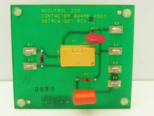 Westinghouse 5879C61G01 Accutrol 300 Contactor Board Assembly Rev 2