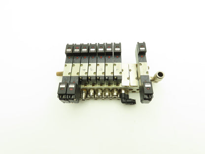Humphrey H110M10A Pneumatic 10-Station Manifold HA110-4E1/4E2 Solenoid Valve 24V