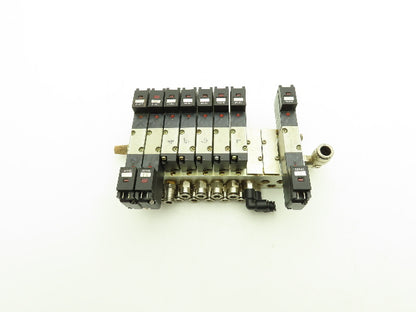 Humphrey H110M10A Pneumatic 10-Station Manifold HA110-4E1/4E2 Solenoid Valve 24V