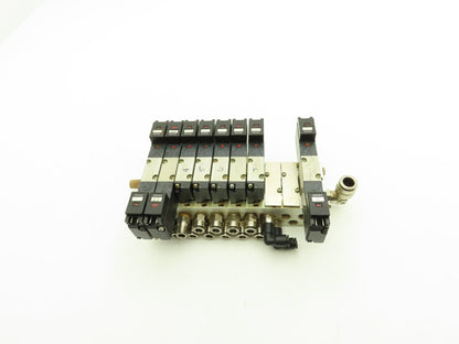 Humphrey H110M10A Pneumatic 10-Station Manifold HA110-4E1/4E2 Solenoid Valve 24V