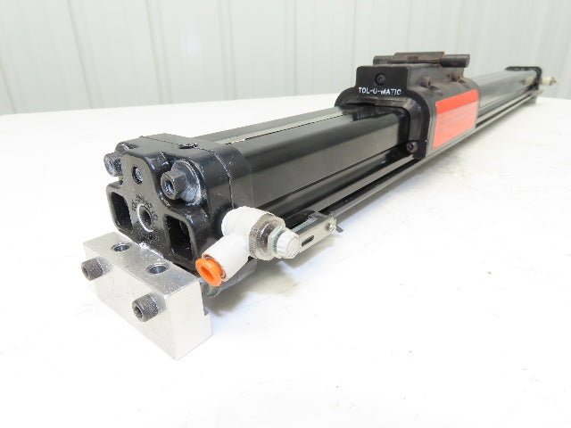 Tolomatic BC215 NP SK24.000 FL BT2 Pneumatic Band Cylinder Actuator 24" Stroke
